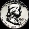 1962 Franklin Silver Half Dollar, Gem Proof